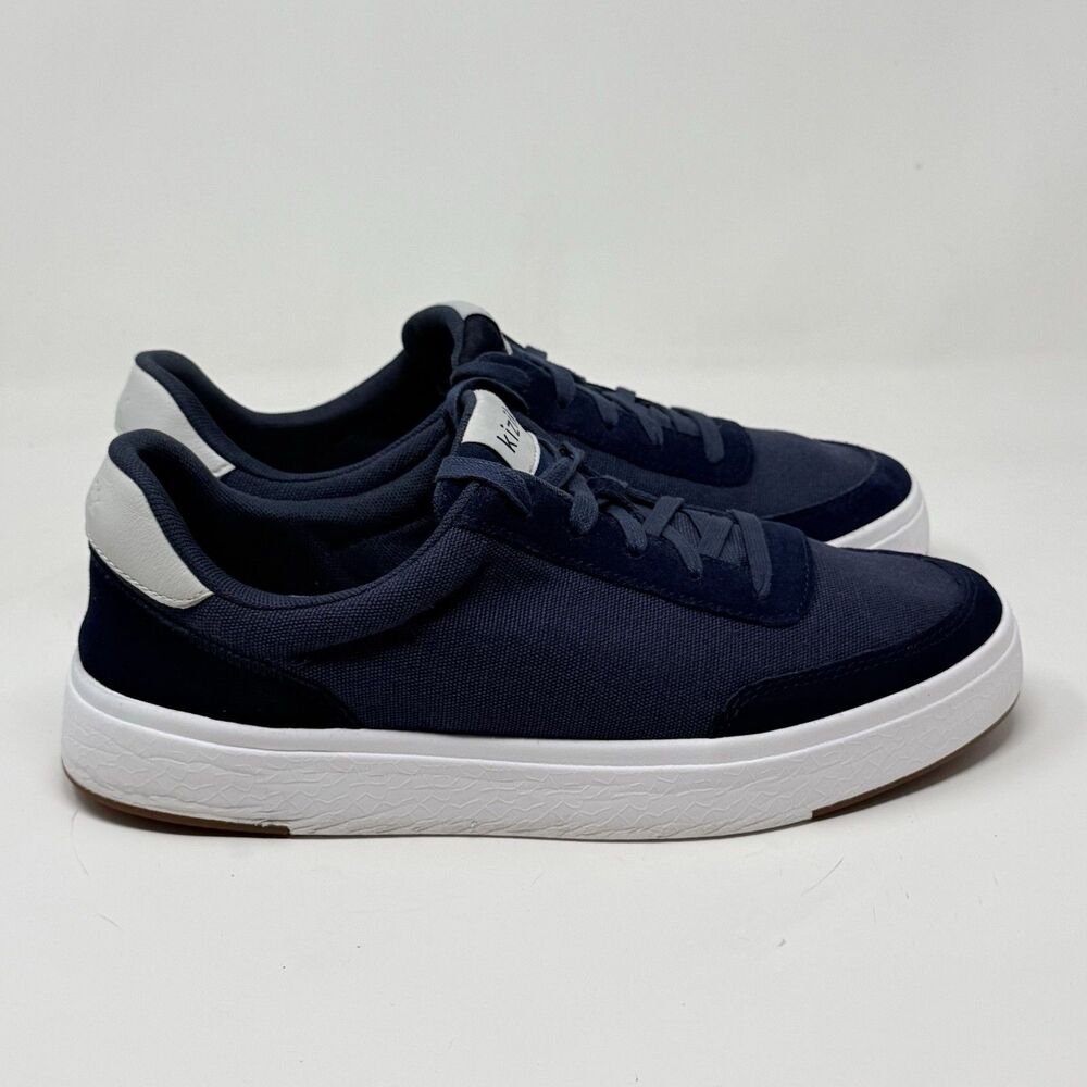 Kizik Prague Shoes Mens 9.5 Wide Blue Hands Free Lightweight Unisex Sneakers